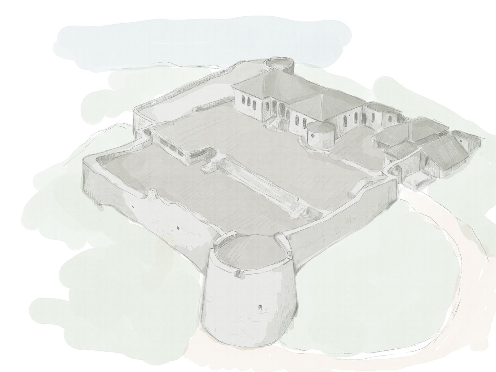 Lekures Castle